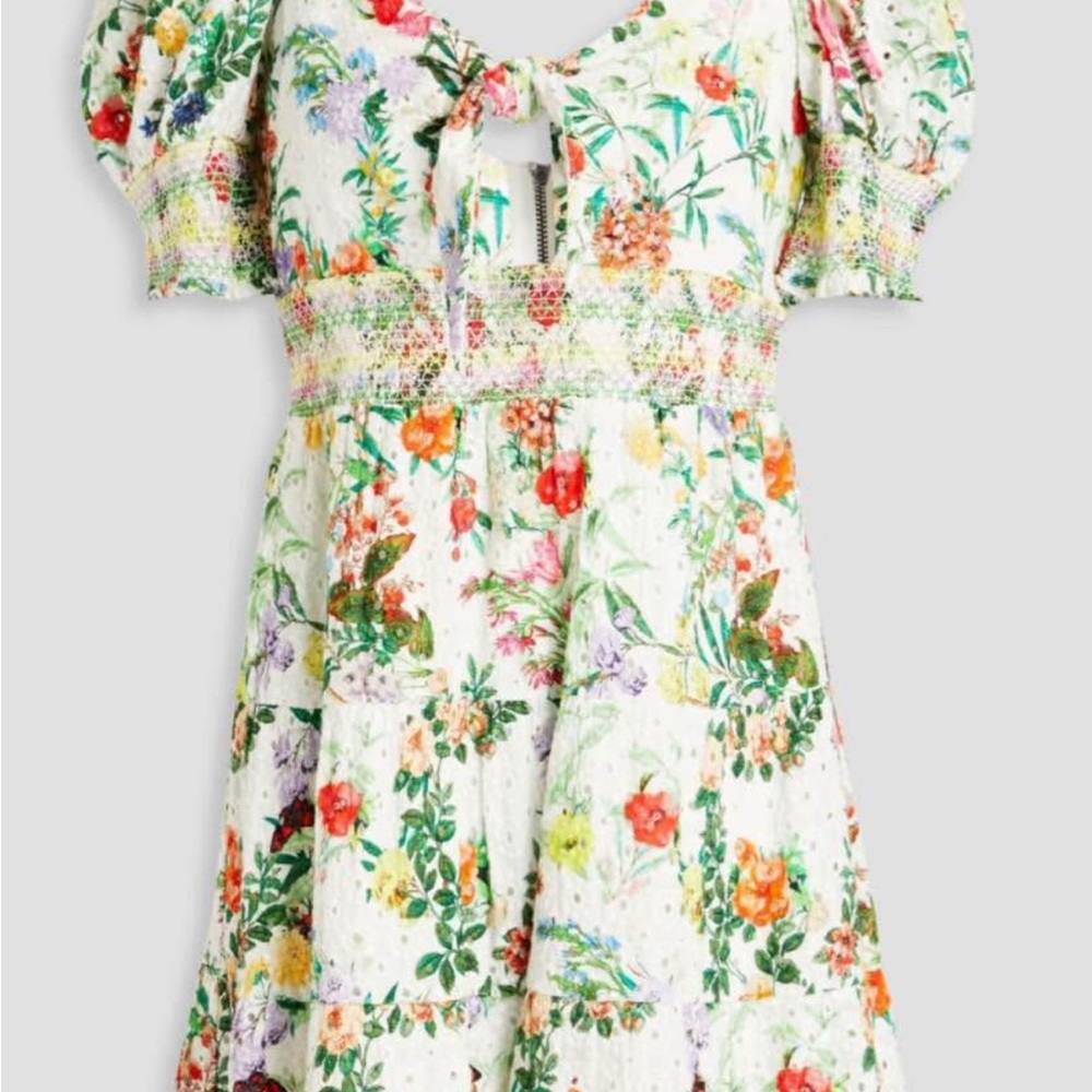 Alice + Olivia Floral Mini Dress - Multicolor, size 4-NWT